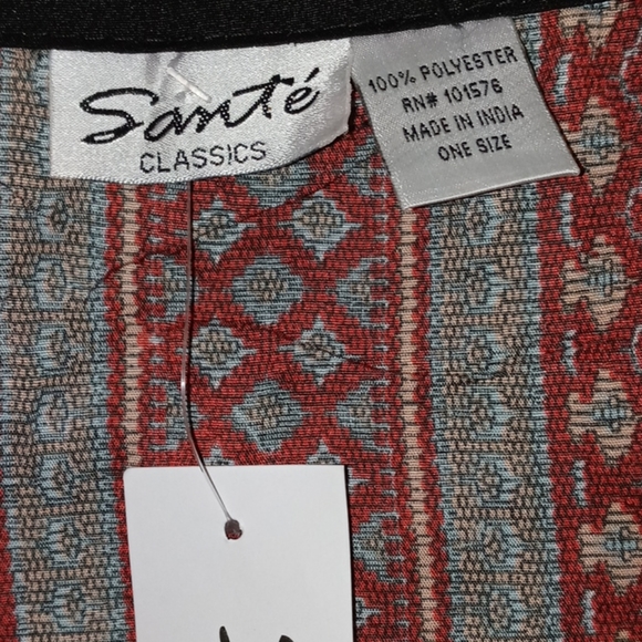 Sante Classics hi lo yellow pattern lounge dress - Picture 3 of 5